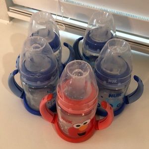 5 NUK sippy cups